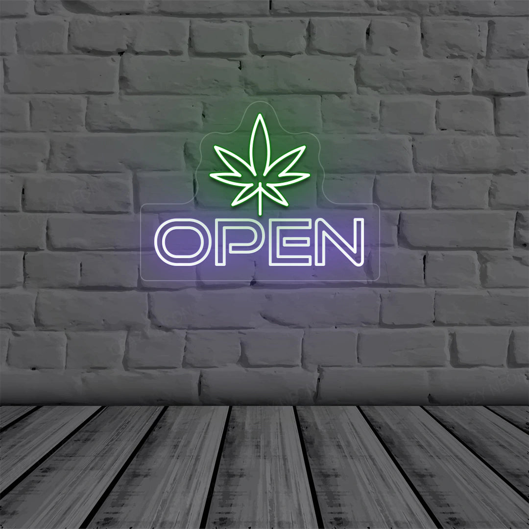Weed Open Sign image 4