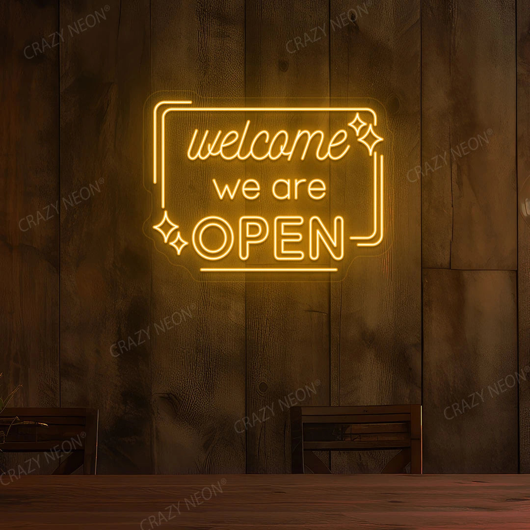 Welcome We are Open Sign image 8