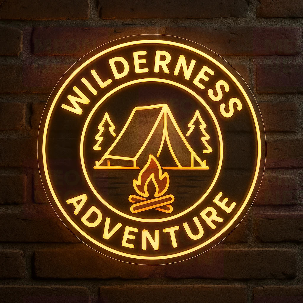 Wilderness Adventure LED Neon Sign