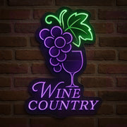 Wine Country Vibes LED Neon Sign