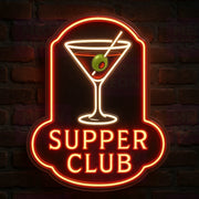 Wisconsin Supper Club LED Neon Sign