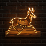 Wyoming Pronghorn Grace LED Neon Sign