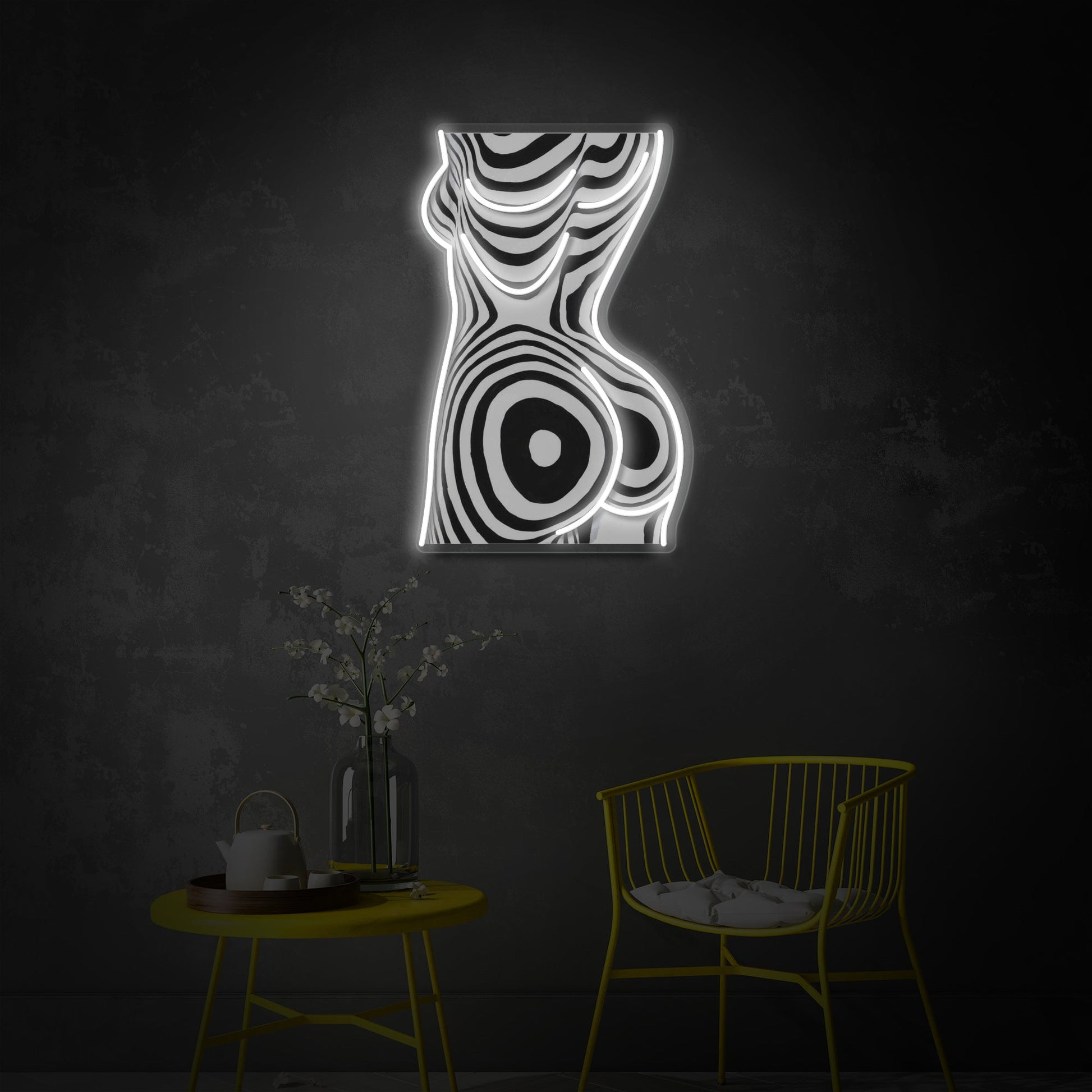 Zebra Woman LED Neon Sign | Fashion Wall Art - MEON NEON