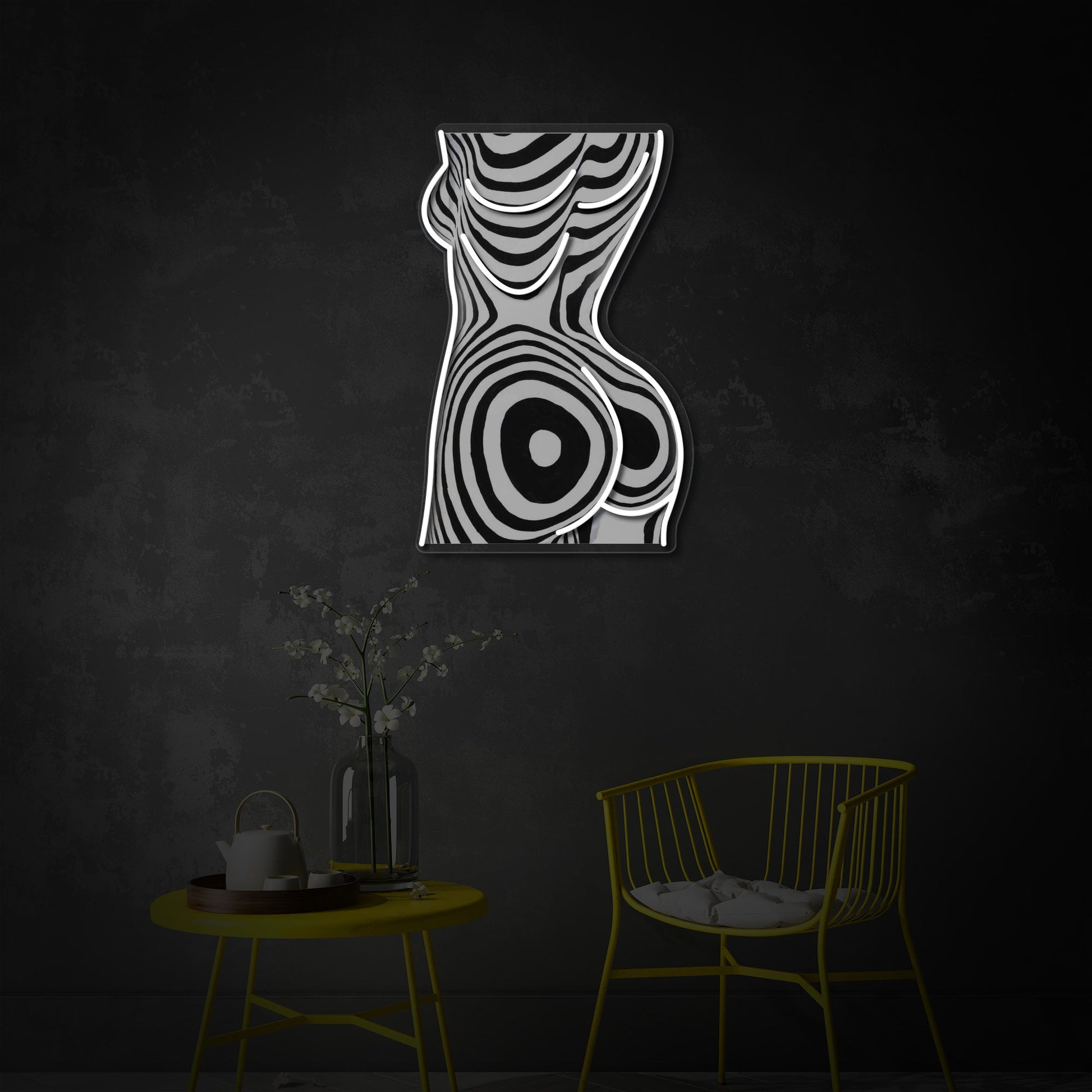 Zebra Woman LED Neon Sign | Fashion Wall Art - MEON NEON