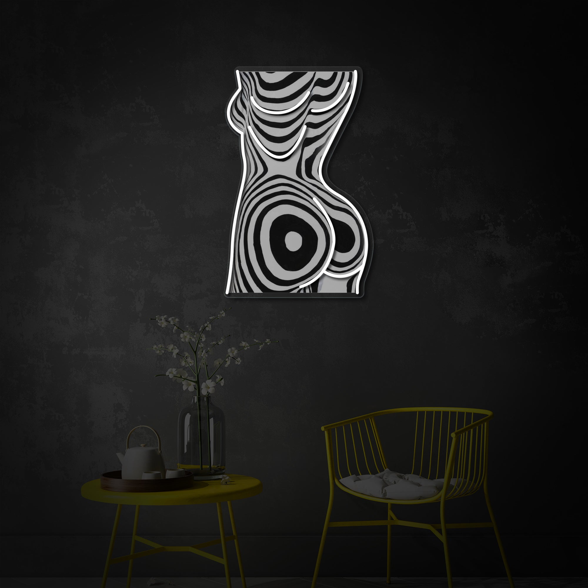 Zebra Woman LED Neon Sign | Fashion Wall Art - MEON NEON