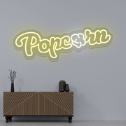 Popcorn Neon Sign image 0