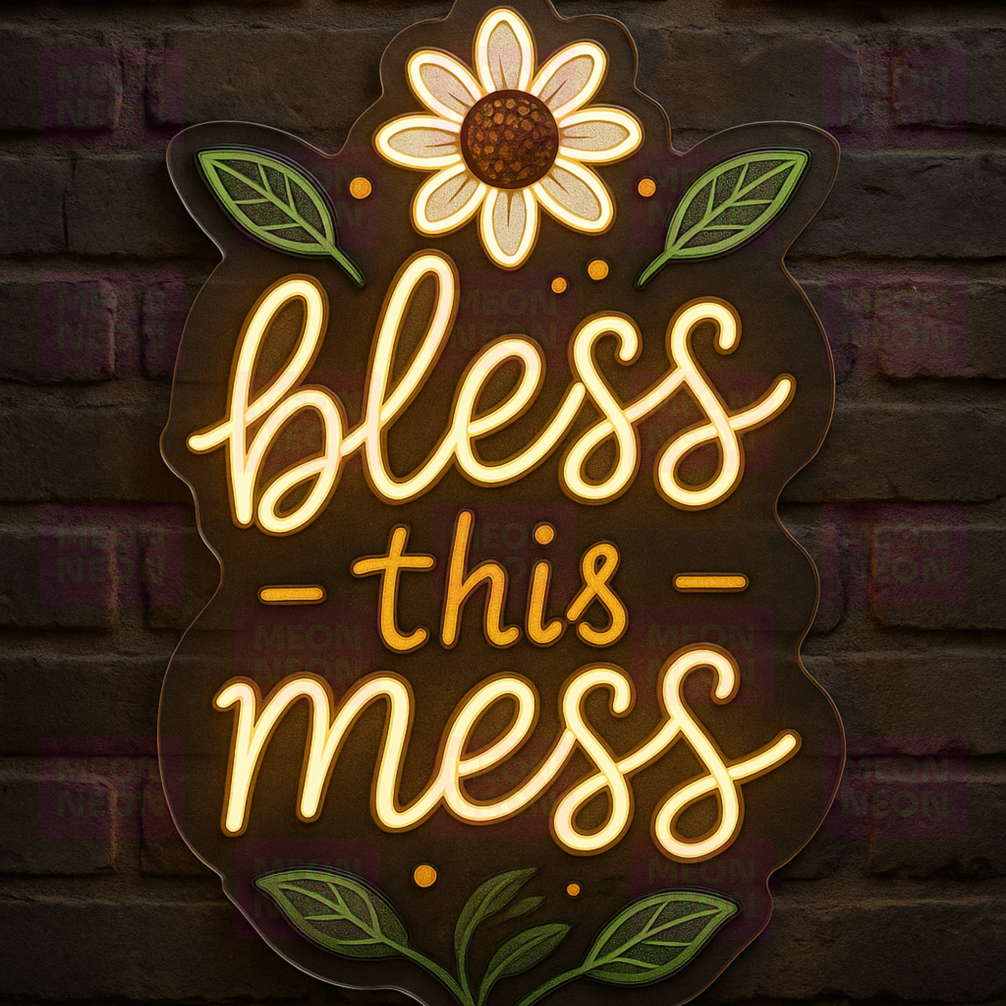 Charming Floral LED Neon Sign