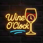 Wine O'Clock LED Neon Sign