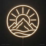 Summit Sunrise Warm White LED neon concept mockup