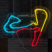 Zandvoort Circuit Neon Race Track F1 Formula Neon Race Track - LED Neon Sign